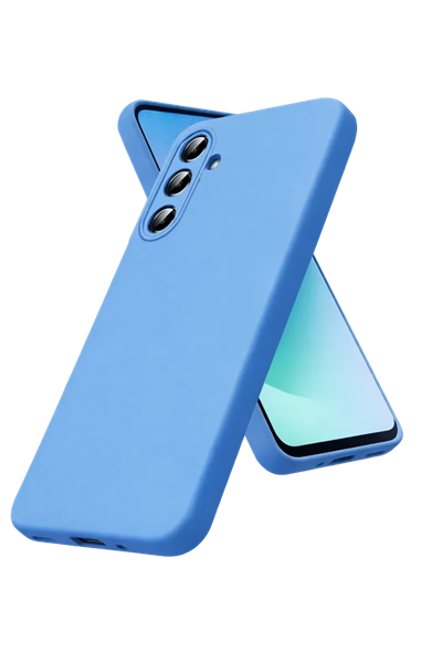 Samsung Galaxy S26 Nano içi Kadife Silikon - Mavi