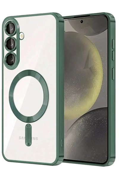 Samsung Galaxy S26 Plus Kross Magneticsafe Kapak - Koyu Yeşil