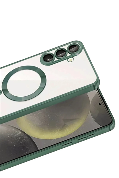 Samsung Galaxy S26 Plus Kross Magneticsafe Kapak - Koyu Yeşil