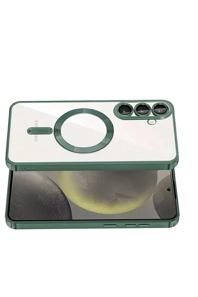 Samsung Galaxy S26 Plus Kross Magneticsafe Kapak - Koyu Yeşil