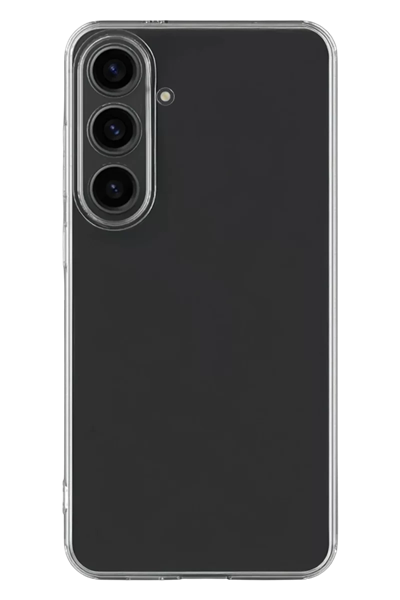 Samsung Galaxy S26 Plus Lüx Şeffaf Silikon - Şeffaf