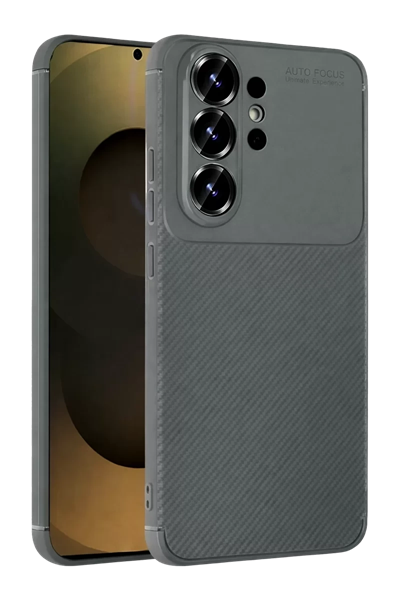 Samsung Galaxy S26 Ultra Auto Focus Karbon Kapak - Gri