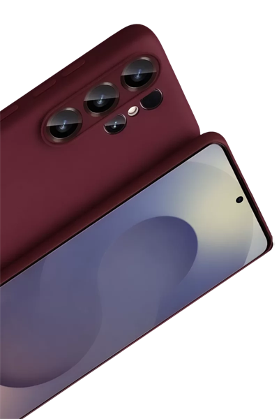 Samsung Galaxy S26 Ultra First Silikon - Bordo