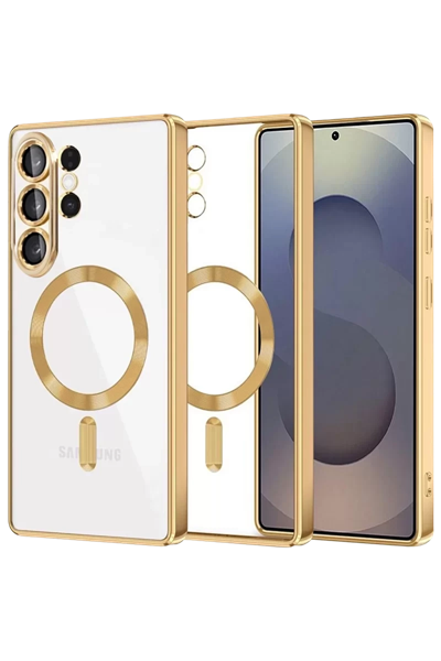 Samsung Galaxy S26 Ultra Kross Magneticsafe Kapak - Gold
