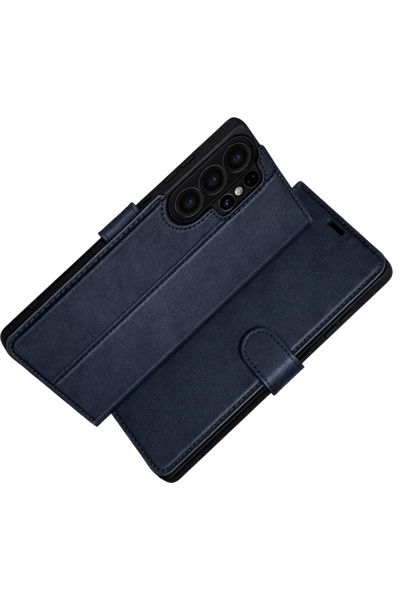 Samsung Galaxy S26 Ultra Trend S Plus Kapaklı Kılıf - Lacivert