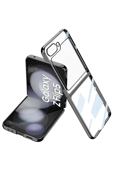 Samsung Galaxy Z Flip 5 Kılıf Fold Element Kapak - Siyah