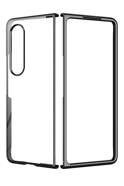 Samsung Galaxy Z Fold 4 Kılıf Fold Element Kapak - Siyah