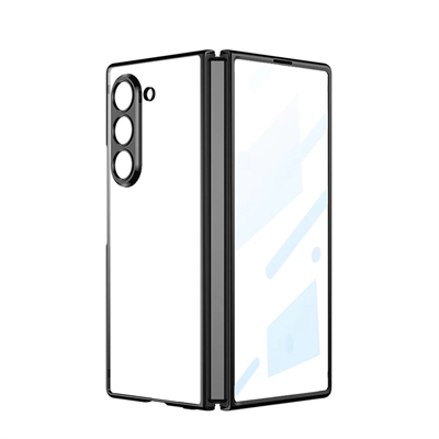 Samsung Galaxy Z Fold 5 Kılıf Fold Element Kapak - Siyah