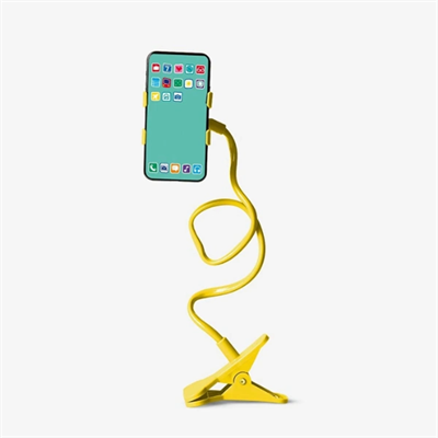 Sarı Renk Akrobat Telefon Tutucu Oynar Başlıklı