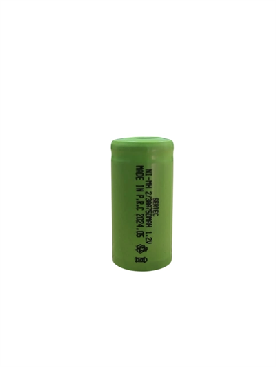 Sertec - 1.2V 750 Mah - 2/3AA - Ni-MH Şarjlı Pil - (Başsız / Flat Head)