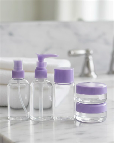 Seyahat İçin 5’li Şeffaf Kozmetik Şişe Seti 30 ml