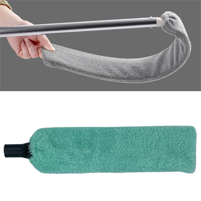 Sihirli Mikrofiber Başlıklı Girintili Yüzey Temizleme Mopu Toz Alma Fırçası