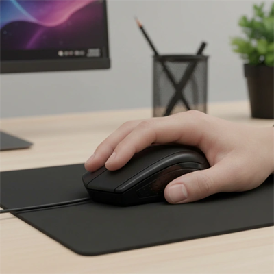 Siyah USB Kablolu 3D Optik Mouse