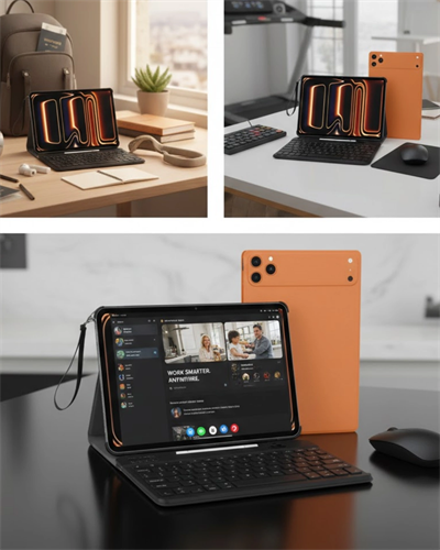 Tablet PC Klavyeli Set Geniş Ekran Yüksek Depolama ve Android Sistem