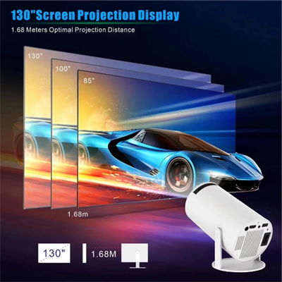 Taşınabilir Android TV Özellikli Projeksiyon