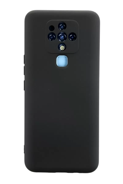 Tecno Camon 16 Kılıf Nano içi Kadife Silikon - Siyah