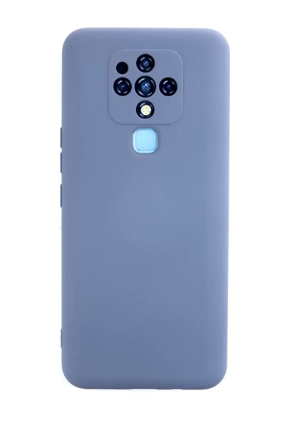 Tecno Camon 16 Kılıf Nano içi Kadife Silikon - Gri