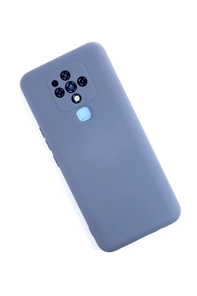 Tecno Camon 16 Kılıf Nano içi Kadife Silikon - Gri