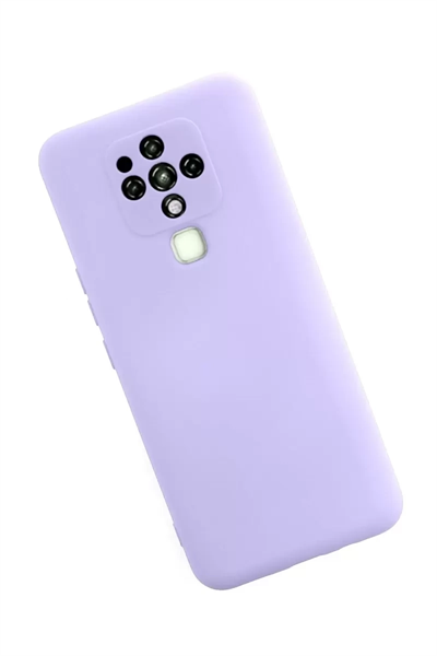 Tecno Camon 16 Kılıf Nano içi Kadife Silikon - Lila