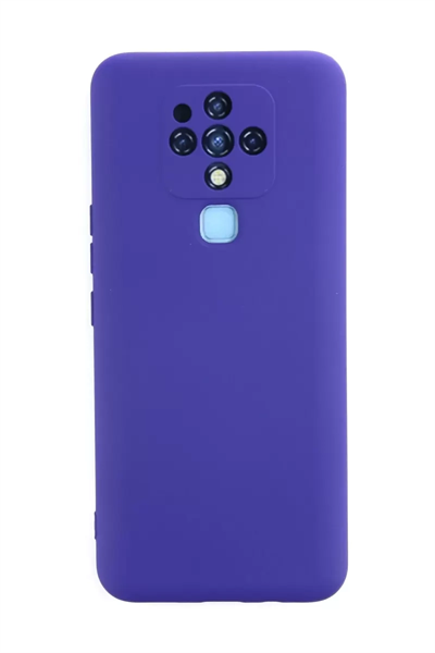Tecno Camon 16 Kılıf Nano içi Kadife Silikon - Mor