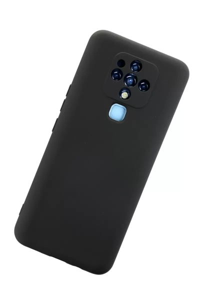 Tecno Camon 16 Kılıf Nano içi Kadife Silikon - Siyah