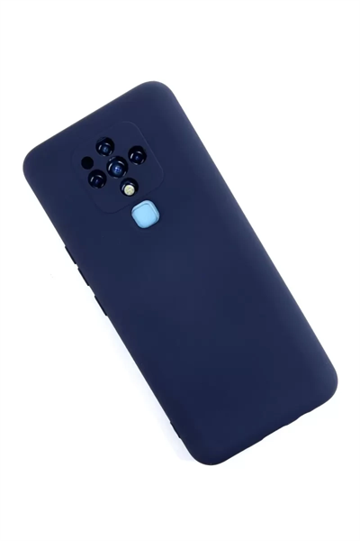 Tecno Camon 16 Kılıf Nano içi Kadife Silikon - Lacivert