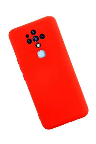 Tecno Camon 16 Kılıf Nano içi Kadife Silikon - Kırmızı