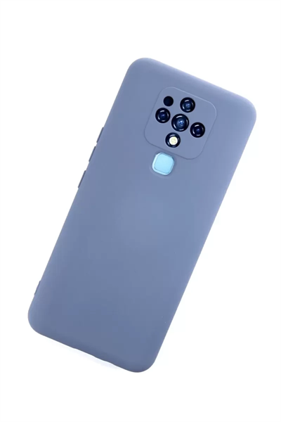 Tecno Camon 16 Kılıf Nano içi Kadife Silikon - Gri