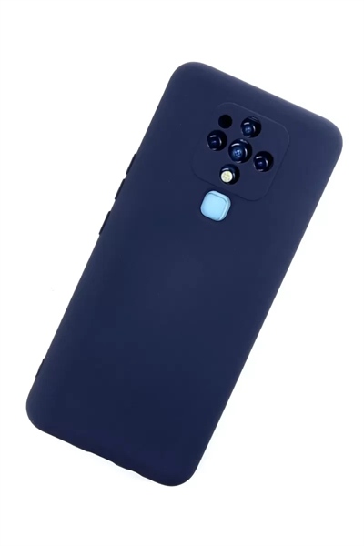 Tecno Camon 16 Kılıf Nano içi Kadife Silikon - Lacivert
