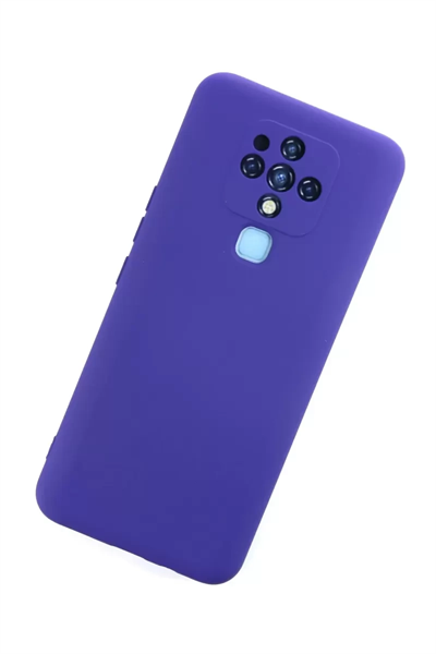 Tecno Camon 16 Kılıf Nano içi Kadife Silikon - Mor