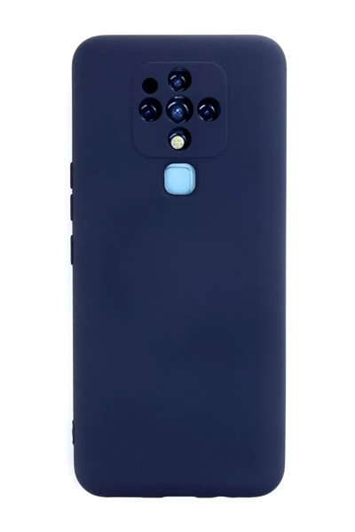 Tecno Camon 16 Kılıf Nano içi Kadife Silikon - Lacivert