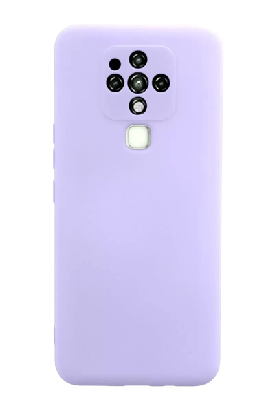 Tecno Camon 16 Kılıf Nano içi Kadife Silikon - Lila