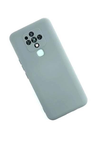 Tecno Camon 16 Kılıf Nano içi Kadife Silikon - Buz Mavisi