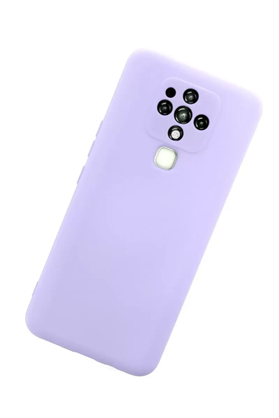 Tecno Camon 16 Kılıf Nano içi Kadife Silikon - Lila