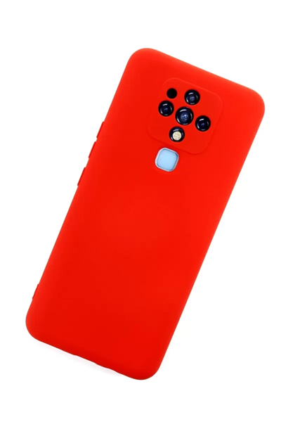 Tecno Camon 16 Kılıf Nano içi Kadife Silikon - Kırmızı