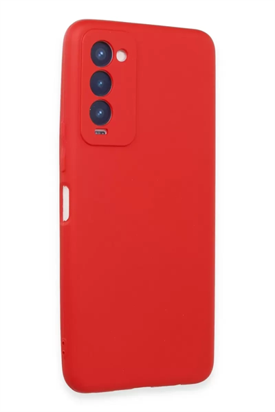 Tecno Camon 18 Kılıf First Silikon - Kırmızı