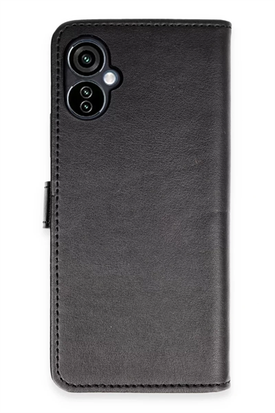 Tecno Camon 19 Neo Kılıf Trend S Plus Kapaklı Kılıf - Siyah