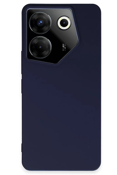 Tecno Camon 20 Pro 5G Kılıf First Silikon - Lacivert