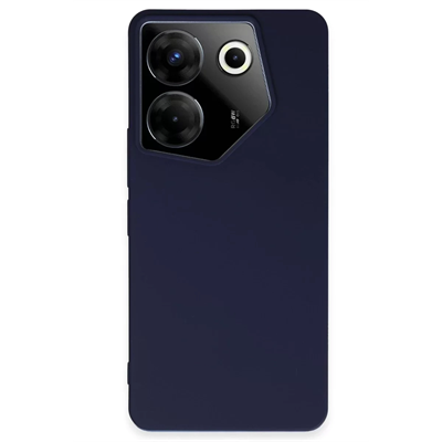 Tecno Camon 20 Pro 5G Kılıf First Silikon - Lacivert