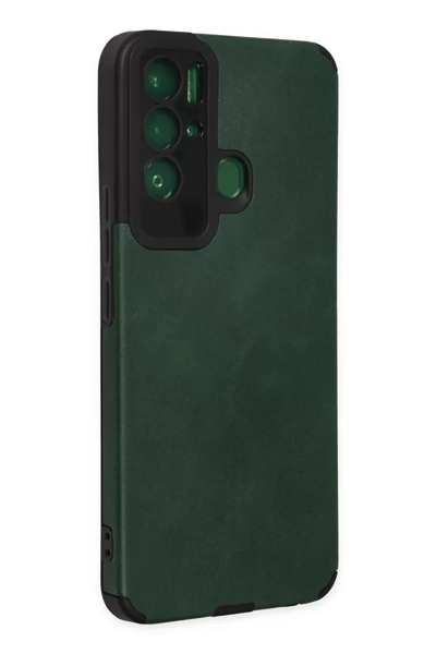 Tecno Pova Neo Kılıf Loop Deri Silikon - Yeşil