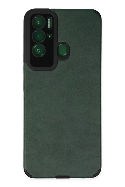 Tecno Pova Neo Kılıf Loop Deri Silikon - Yeşil