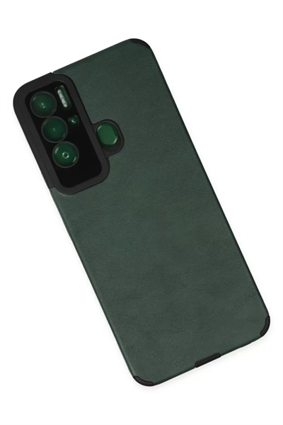Tecno Pova Neo Kılıf Loop Deri Silikon - Yeşil