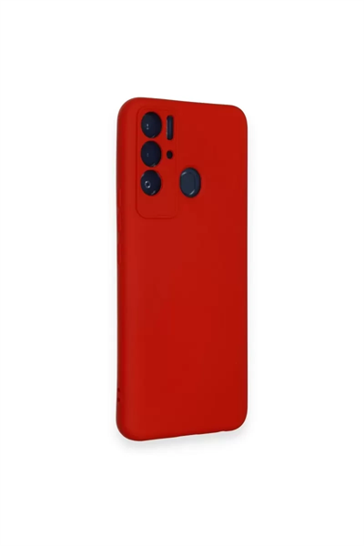Tecno Pova Neo Kılıf Nano içi Kadife Silikon - Kırmızı