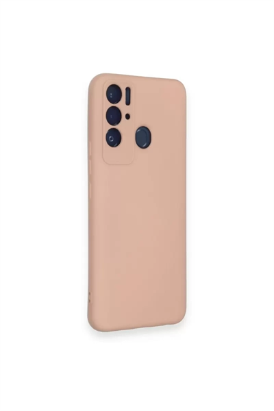 Tecno Pova Neo Kılıf Nano içi Kadife Silikon - Pudra