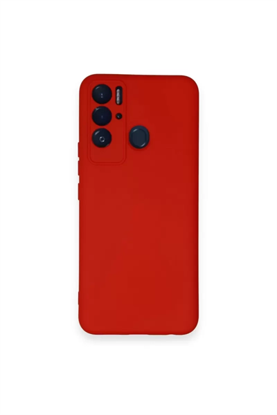 Tecno Pova Neo Kılıf Nano içi Kadife Silikon - Kırmızı