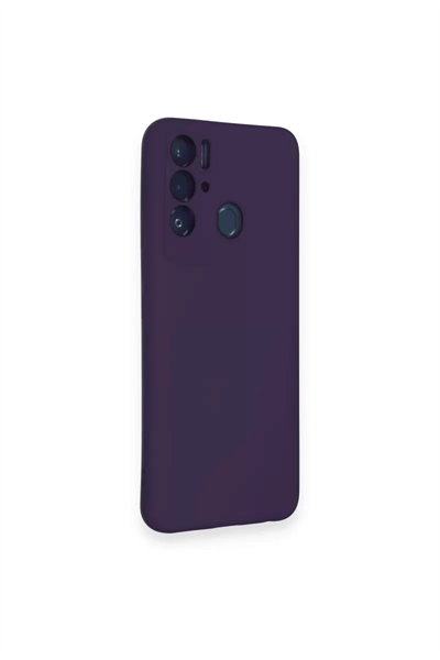 Tecno Pova Neo Kılıf Nano içi Kadife Silikon - Mor
