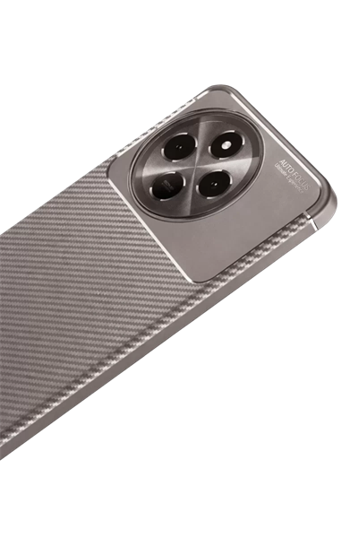 Tecno Spark 30 Pro Kılıf Auto Focus Karbon Kapak - Gri