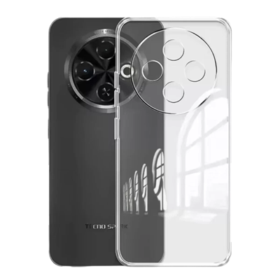 Tecno Spark 30C Kılıf Lüx Şeffaf Silikon