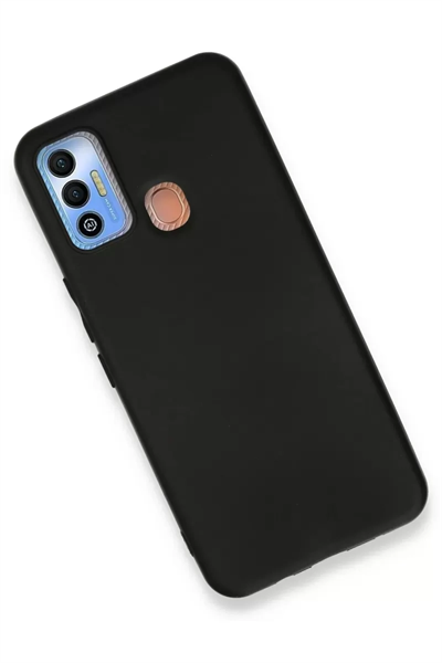 Tecno Spark 7T Kılıf First Silikon - Siyah