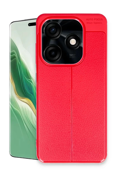 Tecno Spark Go 2024 Kılıf Auto Focus Kapak - Kırmızı